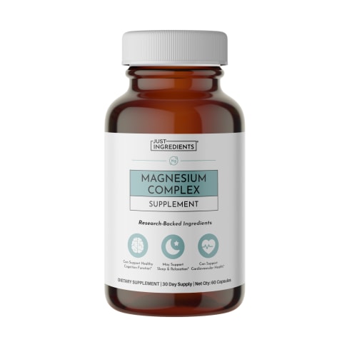 Magnesium Complex — Five Bioavailable Forms, 60 Capsules | Just Ingredients