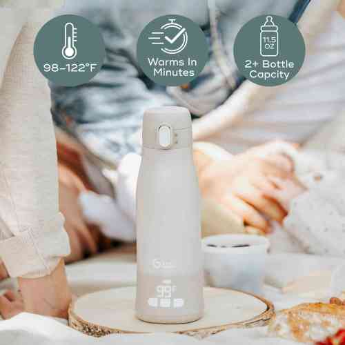 Moov & Feed Portable Breast Milk and Water Warmer | Babymoov