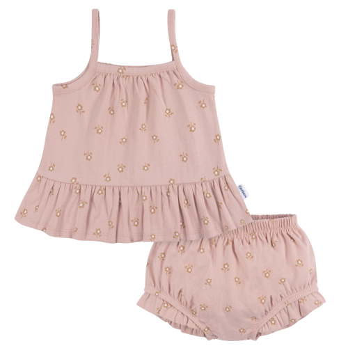 Gerber Baby Girl Dress and Diaper Cover Set, 2-Piece, Sizes Newborn - 24 Months