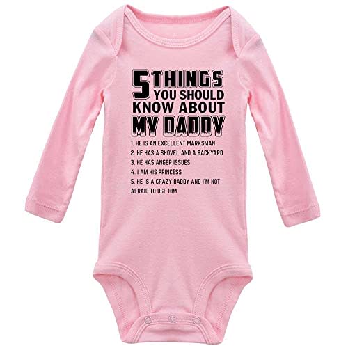 5 Things You Should Know About My Daddy Rompers for Infant Unisex Baby Long Sleeve soft