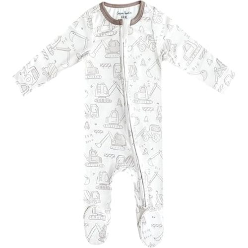 Copper Pearl Zip-up Footie Gage