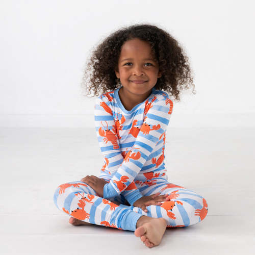 Crustacean Crew Two-Piece Pajama Set – Little Sleepies