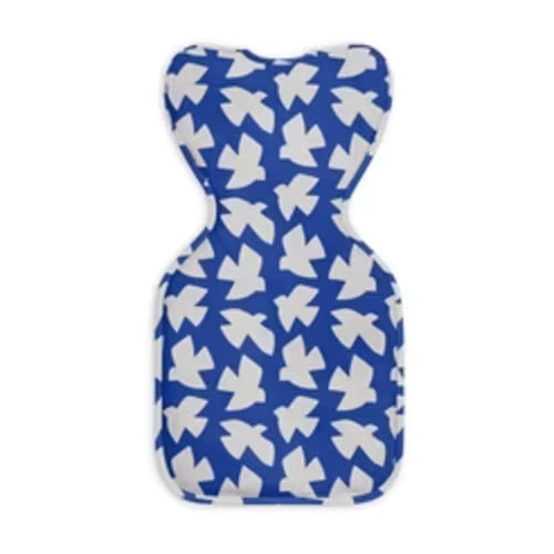 Swaddle, Cobalt Paperbirds, Medium 13-19 lbs
