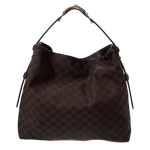 Gucci Beatrix Large GG Canvas & Leather Tote