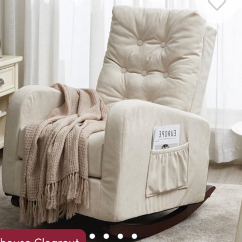 Latitude Run® Faymon Tufted Upholstered Rocking Chair | Wayfair