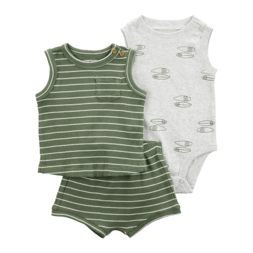 Baby Boy 3-Piece Surfboard Little Short Set - Carter's | Carter's