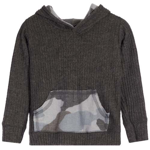 Camo Pocket Waffle Hoodie