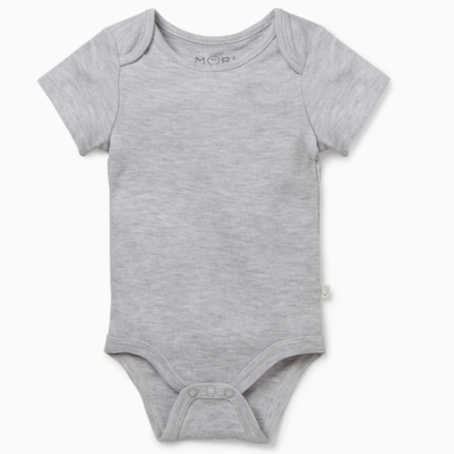 Short Sleeve Bodysuit White / Newborn