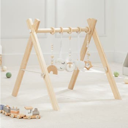 Comfy Cubs Wooden Baby Play Gym Set | Nordstrom