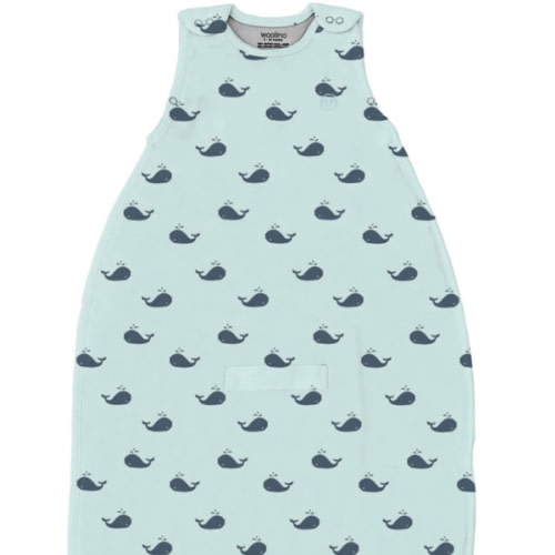 4 Season® Ultimate Baby Sleep Bag, Merino Wool & Organic Cotton, Whales