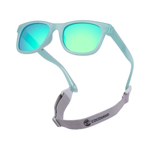 COCOSAND Flexible Baby Sunglasses with Strap Polarized UV Protection for Toddler Infant Newborn Boy Girl Age 0-24 Months