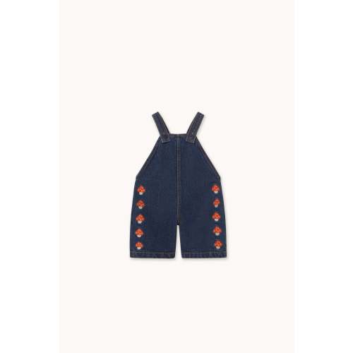 MINI MUSHROOMS EMBROIDERED DUNGAREE