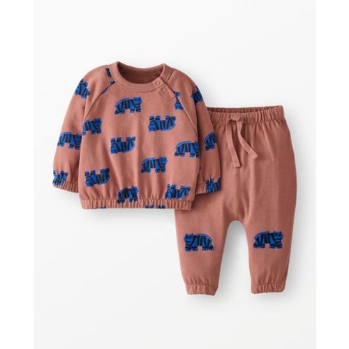 Baby French Terry Sweatshirt & Sweatpants Set