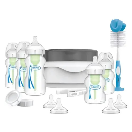 Dr Browns Options+ Wide Neck Deluxe Newborn Gift Set | Baby Bunting AU