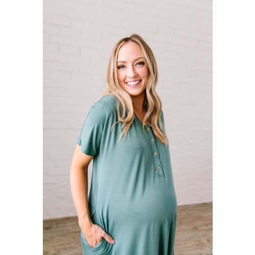 Kate Dress - Seaside – Nesting Olive