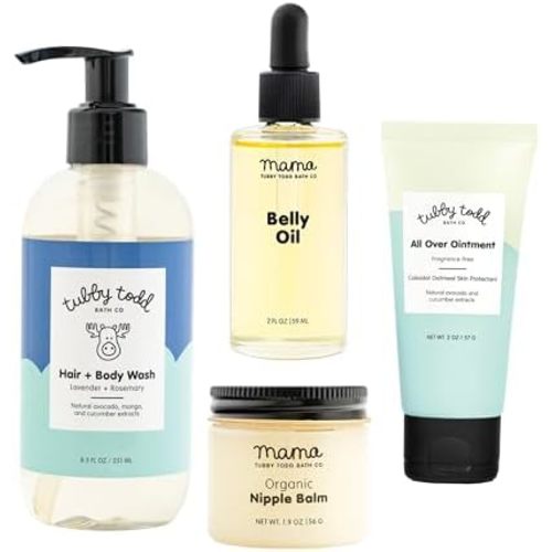 TUBBY TODD New Baby and Mom Skincare Kit, The Mama Gift Set