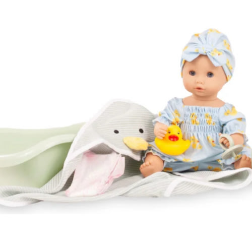 Gotz Sleepy Aquini Girl Little Duck Set 13.0" Soft Bath Doll Set - Gotz | Maisonette