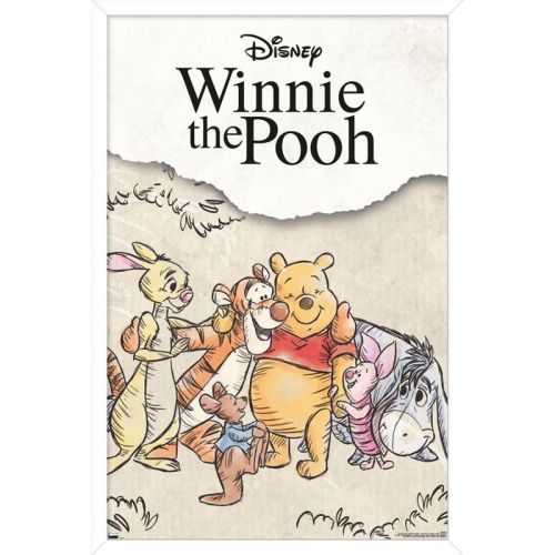 Winnie The Pooh Framed Wall Poster Prints