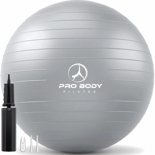 ProBody Pilates Exercise Ball - Multiple Sizes Gym Grade Balance Ball for Fitness, Yoga, Workout, Pregnancy & Physical Therapy