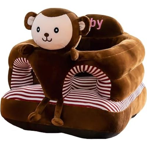Baby Support Seat, Toddler Floor Seater for Sitting Up (Monkey)