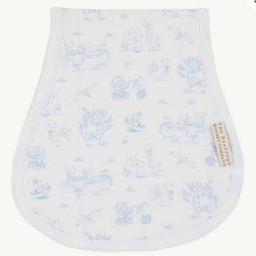 Burp Cloth - Sir Proper's Sweet Arrival (Beale Street Blue)