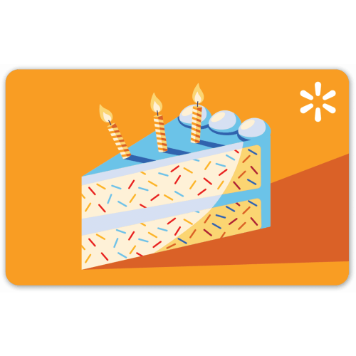 Birthday Slice Walmart Gift Card