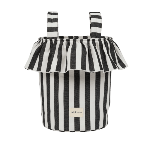 Basket Rayas - Black + White