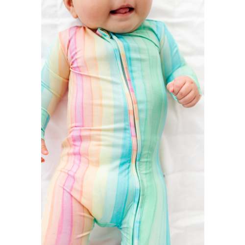 Rainbow Stripe Convertible Romper