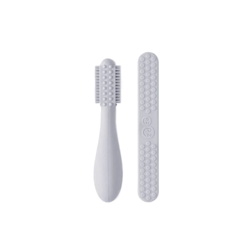 Baby-Led Toothbrush and Sensory Tongue Depressor - ezpz