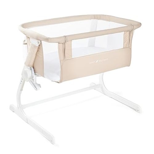 Baby Delight Beside Me Dreamer Bassinet | Bedside Sleeper & Baby Bassinet | 6-Position Height Adjustment | Organic Oat