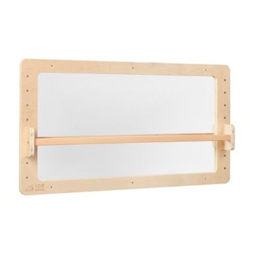 ECR4Kids Wall-Mounted Coordination Mirror, Natural