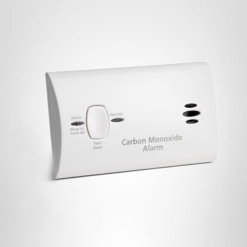 Kidde Carbon Monoxide Detector, Battery Powered CO Alarm with LEDs, Test-Reset Button, Low Battery Indicator, Portable
