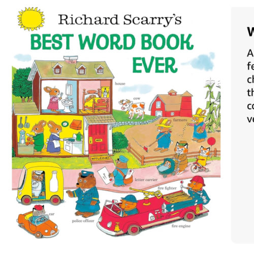 Richard Scarry's Best Word Book Ever (Giant Golden Book)