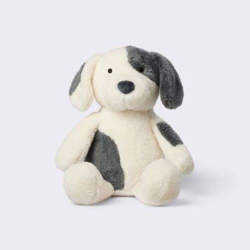 Dog Plush Stuffed Animal - Black and White - Cloud Island™