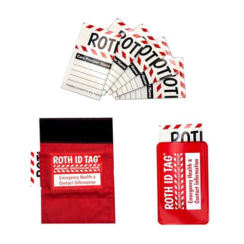 ROTH ID TAG™ Kit Traveler Kit | Emergency Contact Identification System