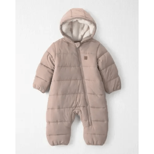 Baby 1-Piece Teddy Fleece Snowsuit Made with Recycled Materials - Little Planet | Carter's