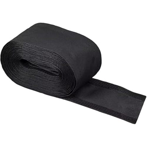Kable Kontrol Carpet Cord Cover - 4” Inch Wide x 30’ Ft Long Floor Cord Cover, Wire Hider Cable Protector, Cable Organizer, Works for Commercial Carpets & Cable Management Protects Cord – Black