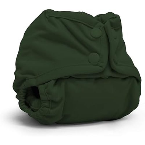 Kanga Care Rumparooz Double Leg Gusset Reusable Cloth Diaper Cover Newborn Snap | Pine 4-15 lbs