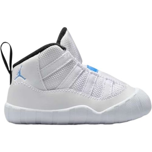 Jordan Air 11 Retro 'Legend Blue' Crib Booties Infant (CI6165-104, White) Size 4