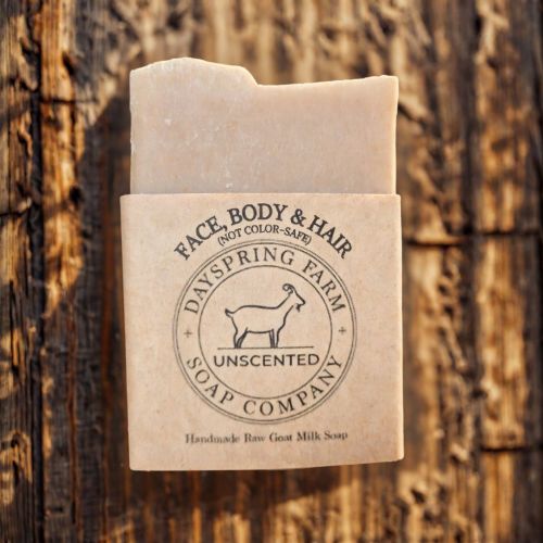 Unscented Artisan Goat Milk Soap - Coconut Oil Free