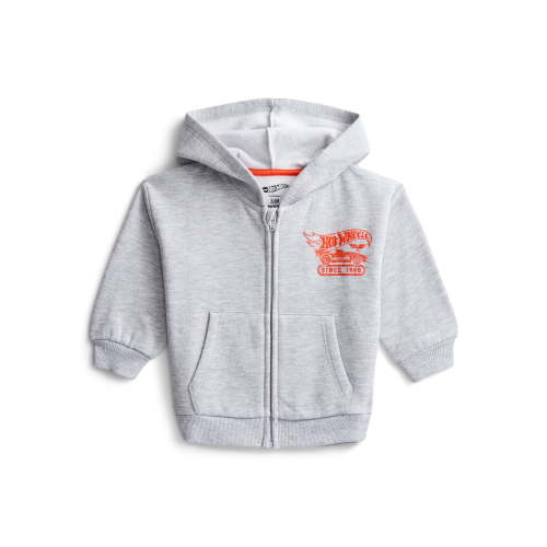 Hot Wheels Baby Boys' Full Zip Graphic Hoodie, Sizes 0/3M-6/9M