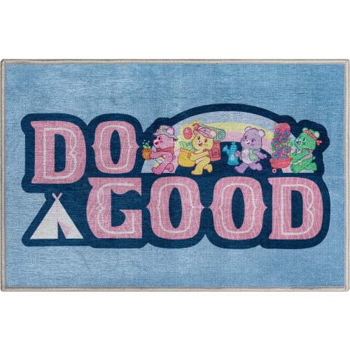 Care Bears Do Good 2' x 3' Blue Area Rug by Well Woven