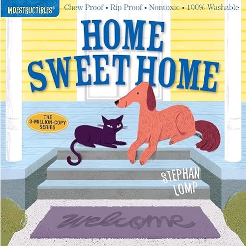 Indestructibles: Home Sweet Home: Chew Proof · Rip Proof · Nontoxic · 100% Washable (Book for Babies, Newborn Books, Safe to Chew) Paperback – Illustrated, April 3, 2018