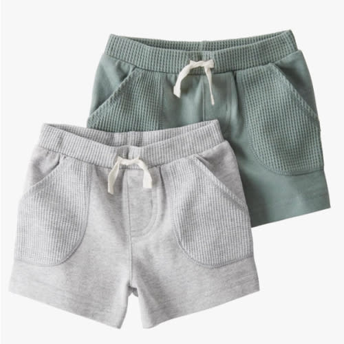 Little Planet by Carter's Unisex-Baby 2-Pack Shorts Made with Organic Cotton