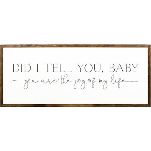 You Are the Joy of My Life, Framed wooden nursery sign