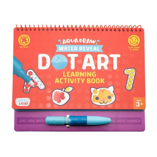 Aquadraw Dot Art Learning & Activity Book Mess Free - Chuckle & Roar