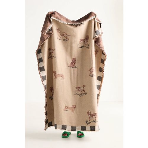 Woven Jacquard Patterned Throw Blanket