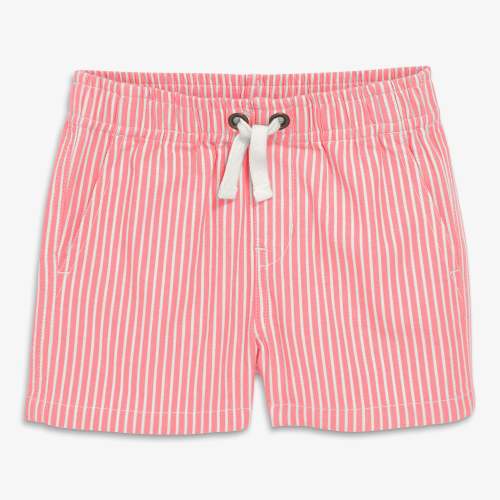 Baby stretch chino short in boardwalk stripe | Primary.com