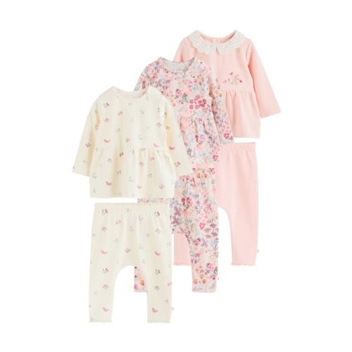 Kids' 6-Piece Floral Character Set