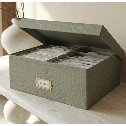 Photo Storage Box | Sage